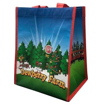 China 100% Recycled PP-Woven Polypropylene Laminated Shopping Bag for sale