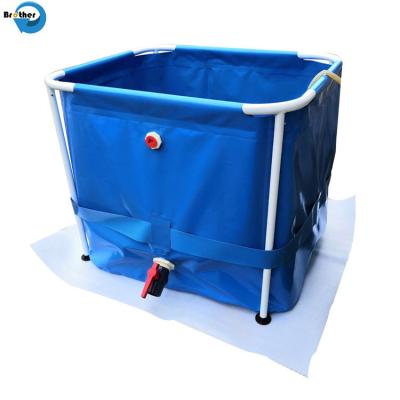 Китай PVC Canvas Fish Tank Farming Fish Pond Tank for fish prawn продается
