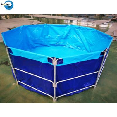 中国 Large water storage equipment PVC material Flexible Frame water Tank 販売のため