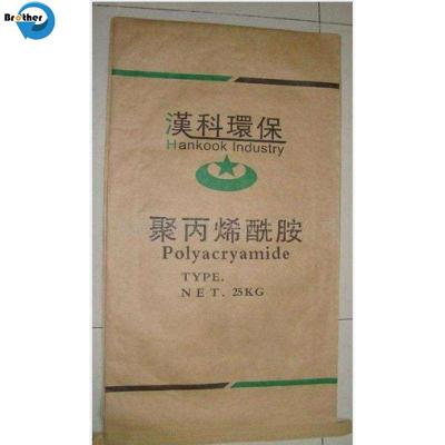 China 20kg Packing Kraft Paper Laminated PP Woven Valve Glue Plastic Bag for sale