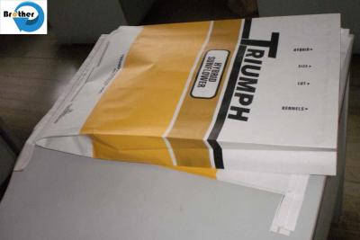 China Custom Printed 8kg Kraft Paper Laminated with PP Woven Charcoal Packing Bag, Paper Bag for Hardwood Lump Charcoal à venda