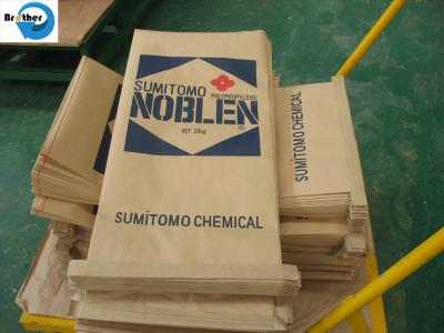 China Kraft Paper Laminated PP Woven Bag, Kraft Paper Sack Bags with PP Woven Laminated for Packing Flour, Powder Chemical for sale