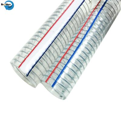 China 3/8 Inch to 6 Inch Clear Rigid PVC Steel Wire Reinforced Tube PVC Hose of Weifang China Manufacturer for sale