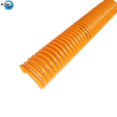 China Corrugated Spiral Colorful PVC Suction Hose for sale
