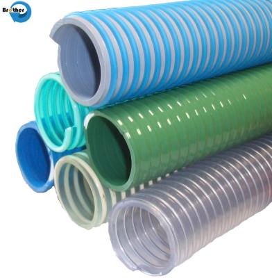 China High Pressure Clear Steel Wire Reinforced PVC Suction Hose for sale