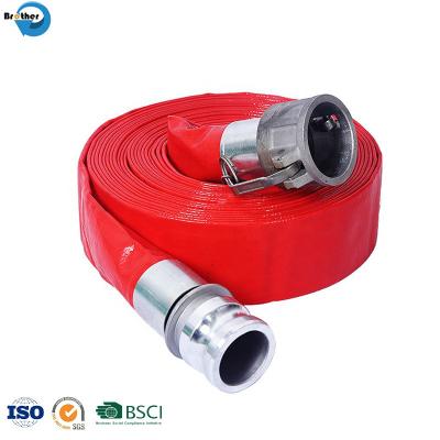 China 1 to 8 inch Water Discharge PVC Layflat / Lay Flat Hose for Irrigation for sale