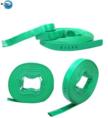 China PVC Reinforced Soft Flexible Anti-UV Durable Farmland Irrigation Water Discharge Layflat Hose for sale