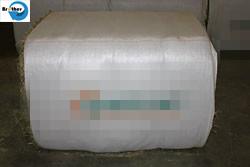 China High Tenacity Tubular PP Round Hay Bale Sleeves , White Woven Polypropylene Fabric Rolls en venta