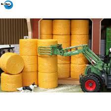 China China Virgin PP Woven Custom Hay Bale Covers For Packing Hay , UV - Treated à venda