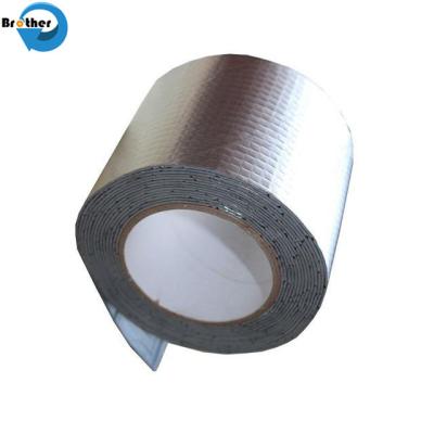 中国 Aluminum Foil Butyl Waterproof Tape Rubber Sealing Repair Roof Tape Waterproofing Roofing Tape 販売のため