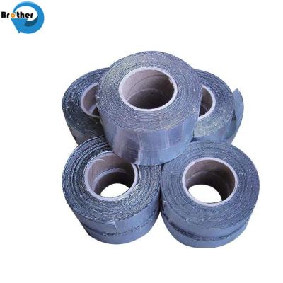 China Outdoor Single -Sided Self Adhesive Roof Aluminum Foil Rubber Repair Waterproof Butyl Tape for Glass for sale