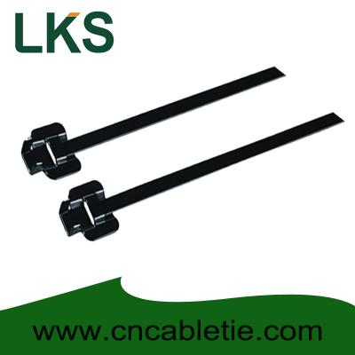 China LKS-305S PPA Coated Releasable Stainless steel cable ties for sale