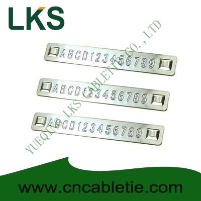 China Embossed Stainless steel tags for sale
