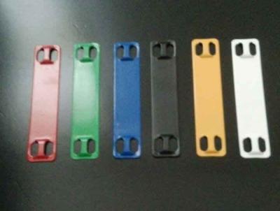 China Polyester Coated Stainless Steel Tags for sale