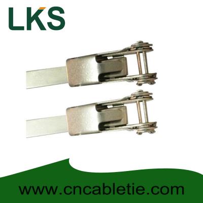China LKS-500mm Universal Stainless Steel Clamping Ties for sale