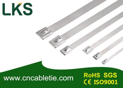 China 4.6*200mm SS316 grade Ball-lock stainless steel self-locking cable tie for sale