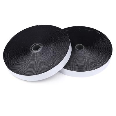 China Manufacturers custom adhesive hook and loop fastener tape Strong Sticky adhesive Back Glue hook and loop for sale