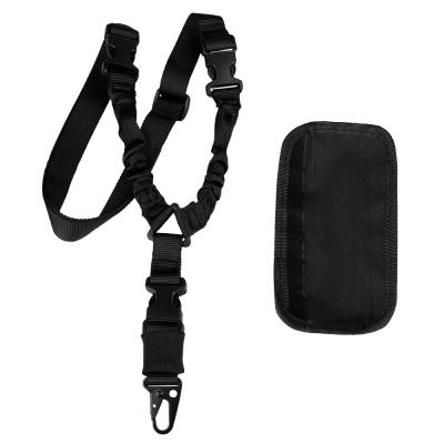 China Customize Tactical Sling Single Point Adjustable Shoulder Straps fabric nylon tactical sling with pad for sale