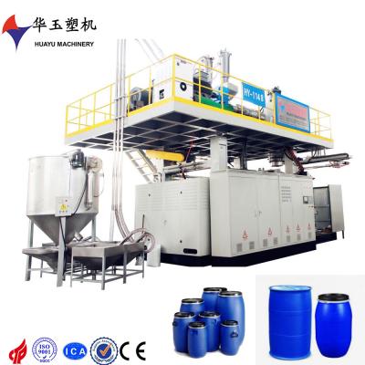 China Máquina de moldeo de soplado de tambor de anillo de doble capa de L química de plástico litro HDPE azul en venta