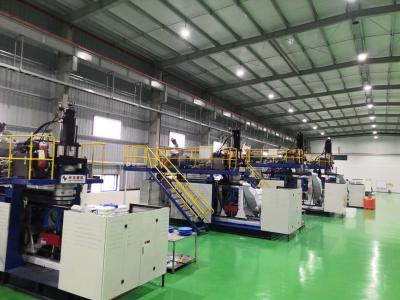 China Extrusion HDPE Blow Moulding Equipment 2000L 8 Layers Chemical Water Tank Company for sale