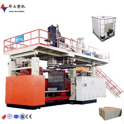 中国 Huayu 1000L Chemical transport IBC 10-layer automatic blow molding machine 販売のため