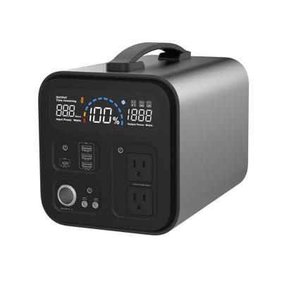 China 1000W US 24V Wind Power System Portable Lithium Power Station Impact Resistant Te koop