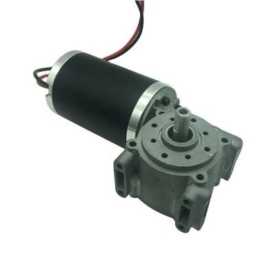 China 63WG.63ZYT 12V 24V DC Worm Drive Gear Motor Option with Optical Encoder 100cpr To 2000cpr for sale
