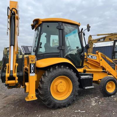 China Used JCB 4CX 3CX Used Small Excavator 1.3M3 Bucket Backhoe Loader 7800 KG for sale