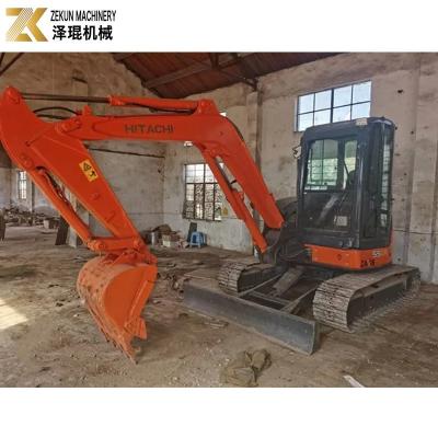 China 33.1Kw Power Hitachi ZX55 Excavator 5.5 Ton Mini Bagger with 2001-4000 Working Hours for sale