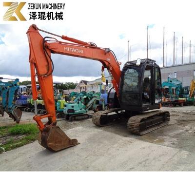 China Building Construction Japan Imported 7.5 Ton Used Hitachi ZX75 Excavator Isuzu Engine ZX75US-A 40.3Kw for sale