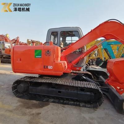 China 2018 Original Used Hitachi EX60 Excavator Crawler Machine EX60-5 with Hydraulic Valve for sale