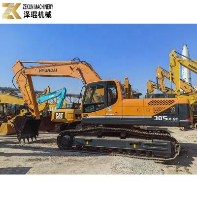 China 30 toneladas usadas Hyundai 305 Excavator 305LC 305LC-9T da Coreia 1.4m3 Balde à venda