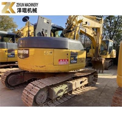 中国 13トンのコマツー掘削機 PC 138 US 8 72.6KWのパワーとコマツー水力シリンダー 販売のため