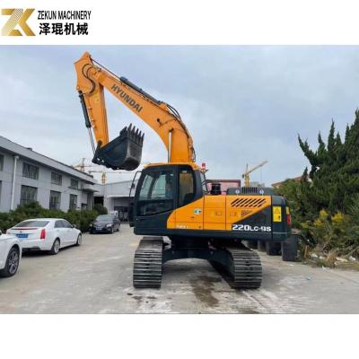 China 22T Usado Hyundai 220LC Excavator 220LC-9 220LC-9S 0.92m3 Balde à venda