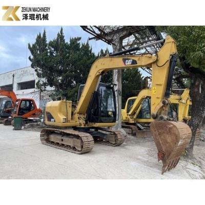 China 41.5KW Usado Cat 307 Excavator 7 Ton Usado Crawler Excavator Construção à venda