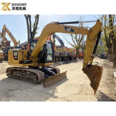 China CAT307E mini excavadora de segunda mano 7T con capacidad de 0.23m3 en venta