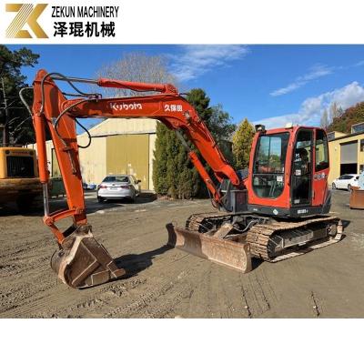 China KX185 KX185-3 Mini Excavatora de 8 toneladas Kubota 185 Excavatora Usada à venda
