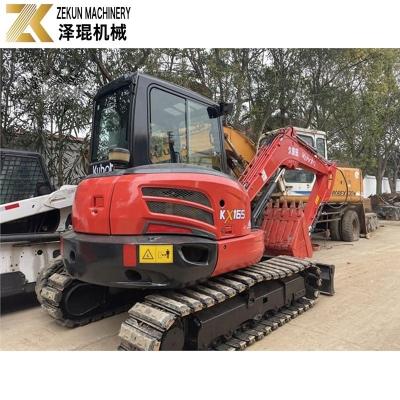 China Used Kubota 165 KX165-5 6 Ton Mini Excavator Secondhand Digger for sale