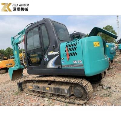China Mini Kobelco SK 75 SR UR Excavator With Original Paint And Machine Weight 6850 KG for sale