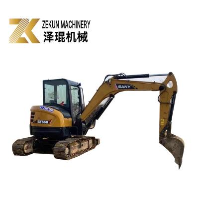 China SANY SY55U 5.5T Used Mini Excavator With Other Hydraulic Pump In Good Condition for sale
