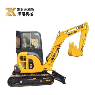 China Secondhand Komatsu PC 35MR-3 Used Crawler Excavator From Japan for sale