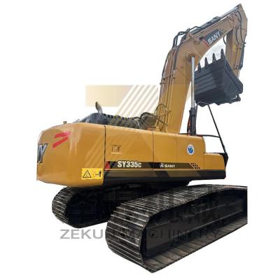 Chine 33 tonnes Sany 335 Excavateur utilisé 212KW avec pompe hydraulique en bon état à vendre