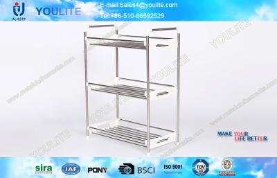 China Metal Indoor Bath Corner Shelf for Bathroom Furniture , Multi-function Storgae Rack for sale