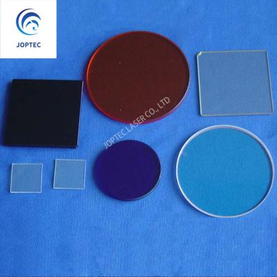 China Round Selective Absorption Colored HWB1 Optical Filters for sale