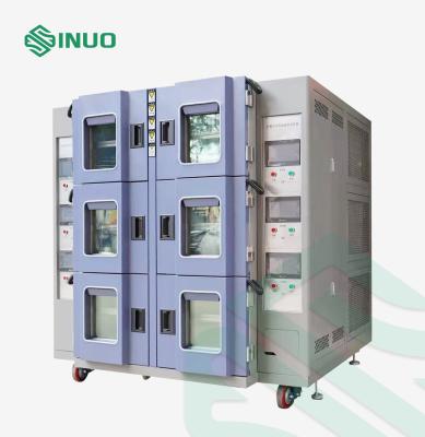 China Independent 6 Zones Temperature and Humidity Controlled Test Chamber for sale