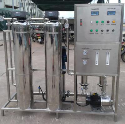 China planta comercial do Ro de 380V 500 Lph, máquina do tratamento da água da osmose reversa SS304 à venda