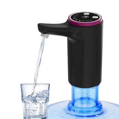 China Black USB Rechargeable Water Pump Dispenser 800mAh For Home Office for sale