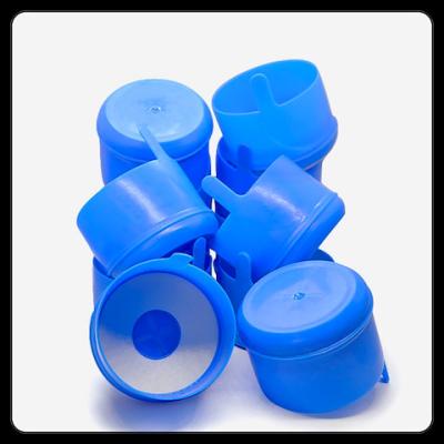 China Blue Eco Friendly 5 Gallon Water Bottle Caps With LDPE HDPE TPE Material for sale