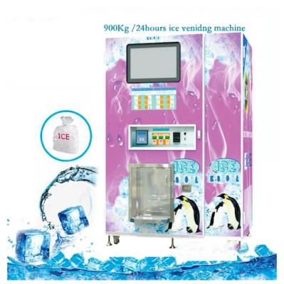 China Commercial Automatic Ice Maker Vending Machine Self Service For Outdoor Hotels for sale