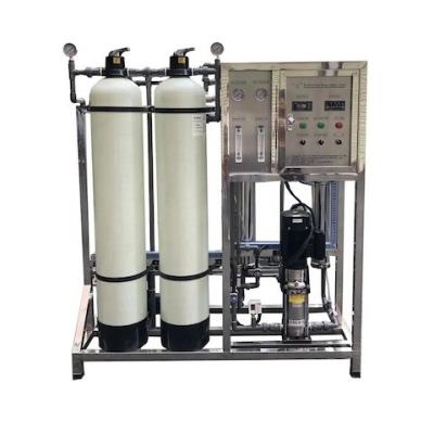 China Reverse Osmosis Ro Water Treatment Plant 500LPH With FRP SS034 Tank for sale